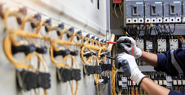 Professional Electrical Panel Upgrade technician working in Calhoun County County, TX